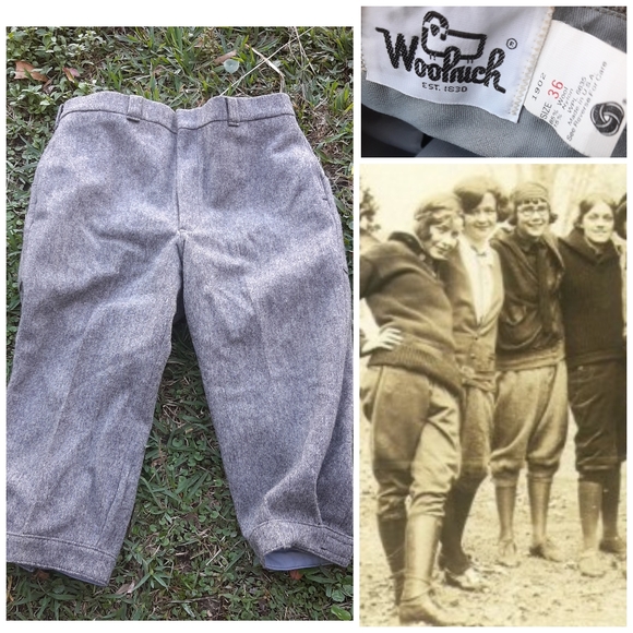 SOLD VTG Woolrich Knickers Breeches Newsboy 36 - Picture 8 of 8